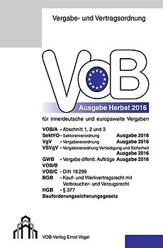 VOB für innerdeutsche und europaweite Vergaben