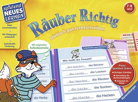 Räuber Richtig. Diebisch gut rechtschreiben