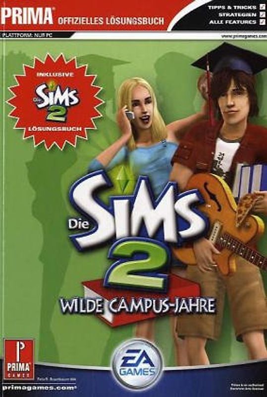Die Sims 2: Wilde Campus-Jahre - offizielles Lösungsbuch