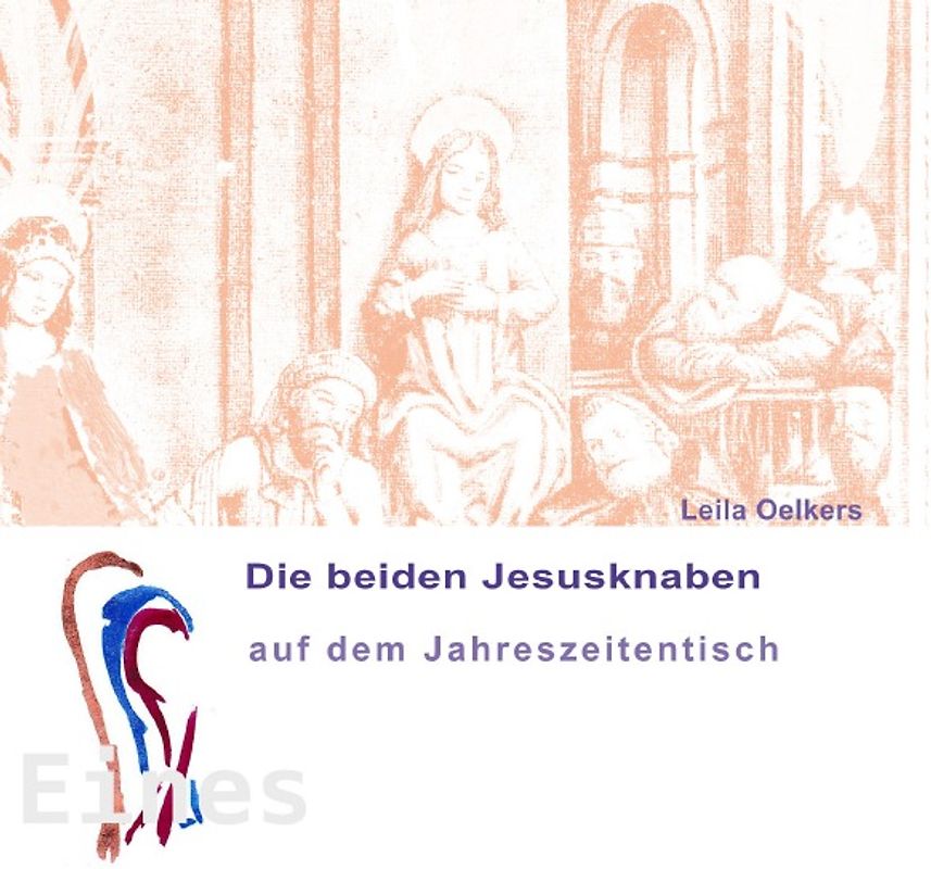 Die beiden Jesusknaben auf dem Jahreszeitentisch