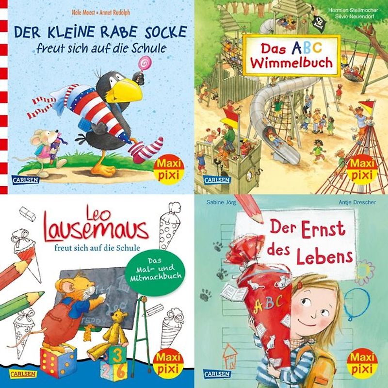 Maxi-Pixi-4er-Set 77: Endlich Schulkind! (4x1 Exemplar)