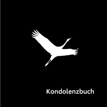 Kondolenzbuch: Trauerbuch • Blanko Kondolenzbuch zum Auslegen auf der Trauerfeier oder Beerdigung • Abschiednehmen und Loslassen