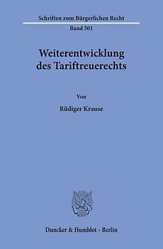 Weiterentwicklung des Tariftreuerechts.