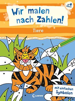 Wir malen nach Zahlen! - Tiere