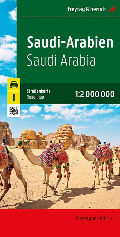 freytag & berndt Straßenkarte Saudi-Arabien 1:1,5 Mio.