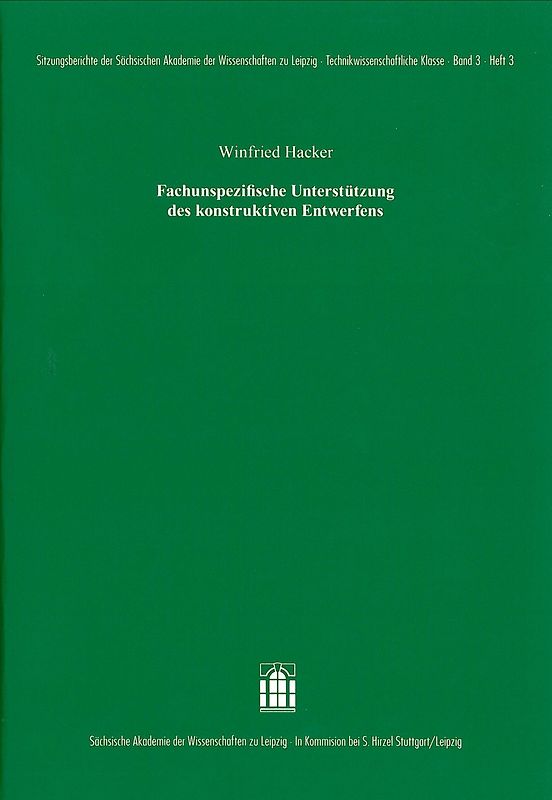 Fachunspezifische Unterstützung des konstruktiven Entwerfens