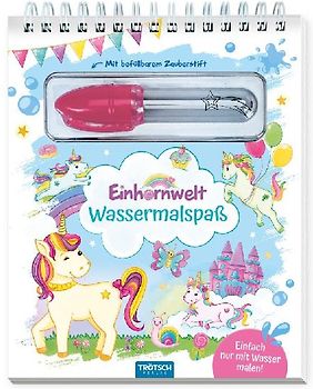 Trötsch Wassermalspaß mit Zauberstift Einhornwelt