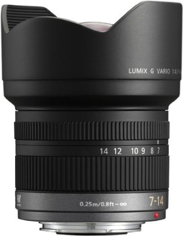 Panasonic Lumix G 7-14 mm F4.0 75 mm Objectif (adapté à Micro Four Thirds) noir