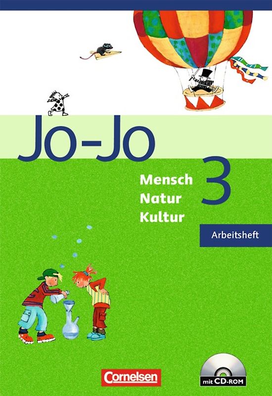 Jo-Jo Mensch - Natur - Kultur - Grundschule Baden-Württemberg / Band 3 - Arbeitsheft mit CD-ROM