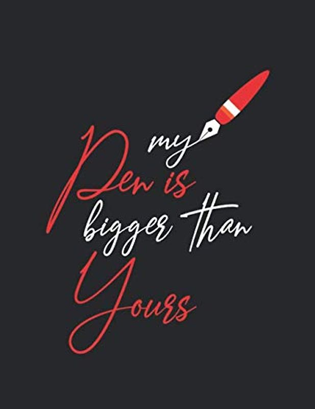 Meine Lieblings Bücher: Tagebuch für Buchliebhaber ♦ Bewerte und erinnere dich an alle gelesenen Bücher ♦ Für über 100 Bücher ♦ Großzügiges A4+ Format ♦ Motiv: My pen