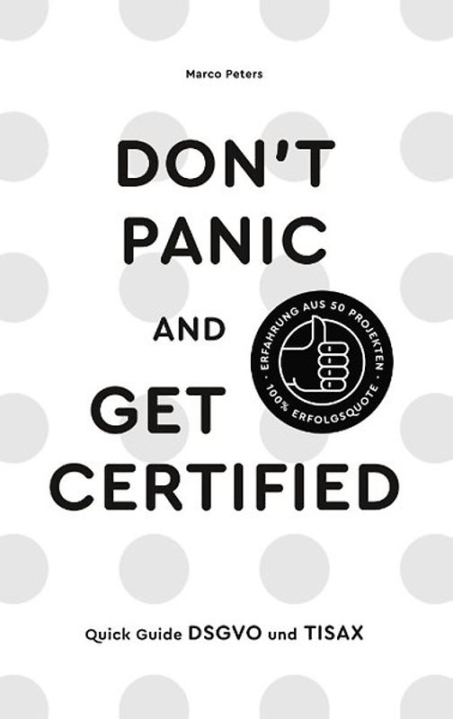 Don´t Panic and Get Certified