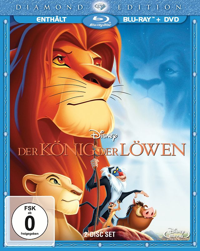 König der Löwen [Diamond Edition + DVD] Blu-ray Disc