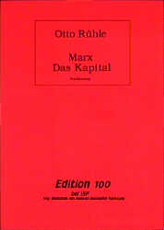 Marx - Das Kapital