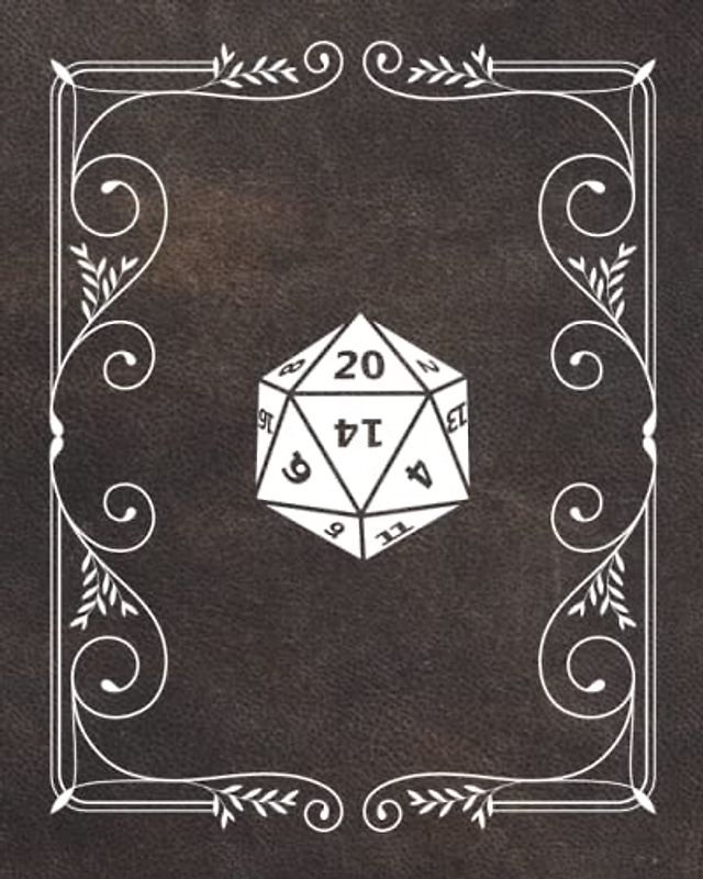 Dungeon & Dragon Player Notebook: RPG Character Journal Notebook With 8 Extended Character Sheets and 10 Extra Mixed Note Pages for Role Playing Fantasy Games Campaign