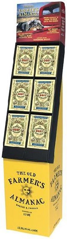 The 2027 Old Farmer's Almanac 48-Copy Floor Display