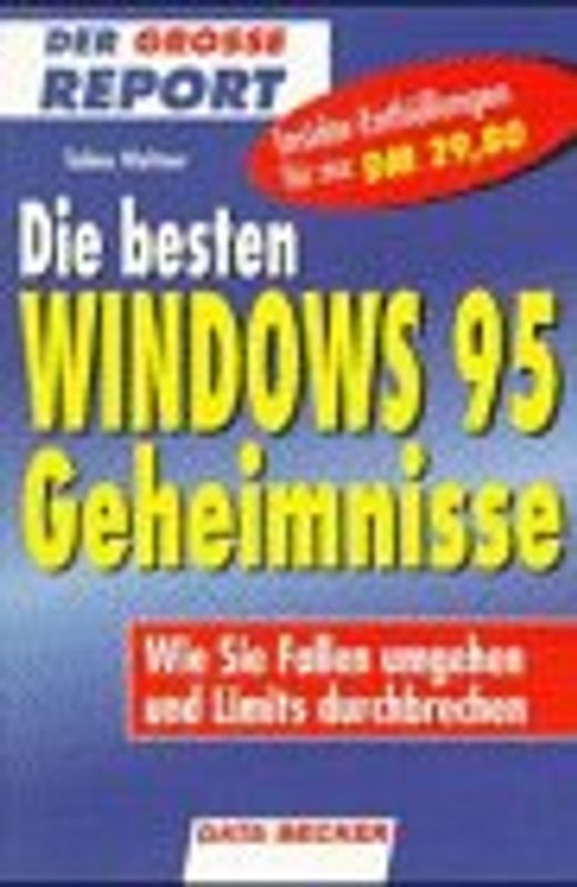 Die besten Windows 95 Geheimnisse