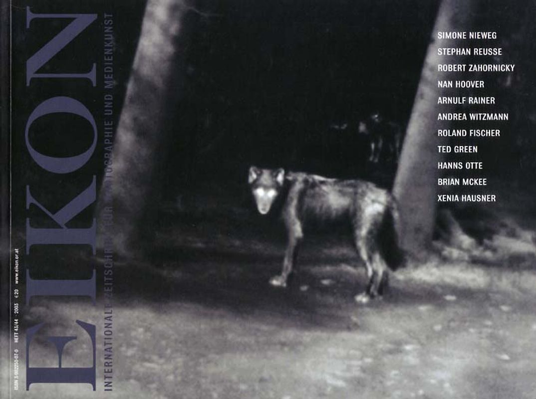 EIKON. Internationale Zeitschrift für Photographie und Medienkunst...