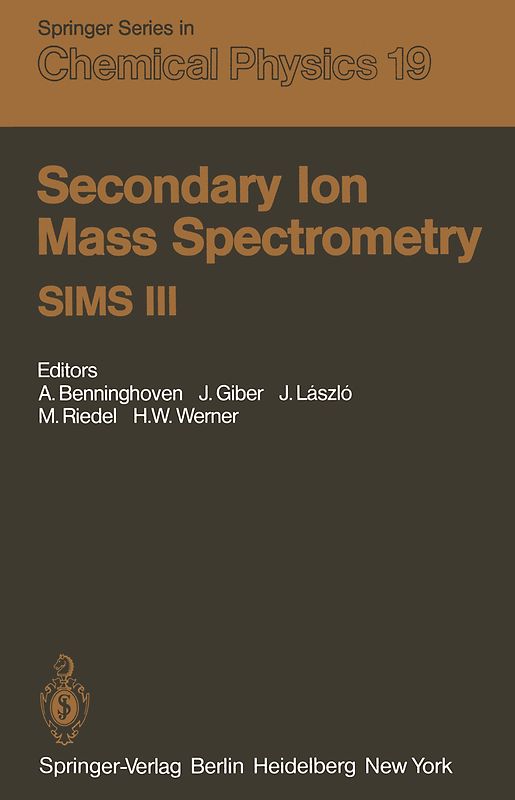 Secondary Ion Mass Spectrometry SIMS III