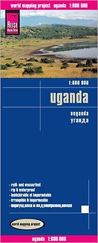 Reise Know-How Landkarte Uganda (1:600.000)