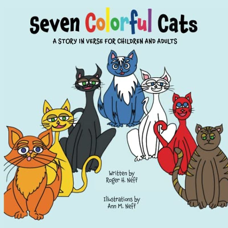 Seven Colorful Cats