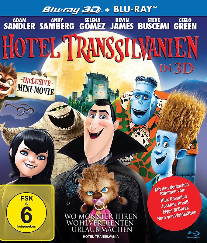 Hotel Transsilvanien 3D [inkl. 2D Blu-ray] 3D Blu-ray Disc