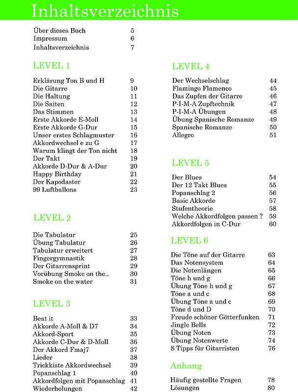 Die Anfänger Gitarrenschule für Kinder & Jugendliche