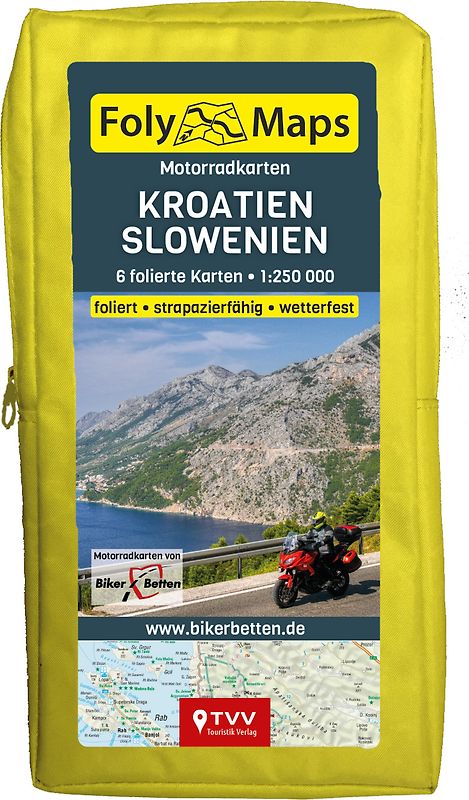 FolyMaps Motorradkarten Kroatien Slowenien