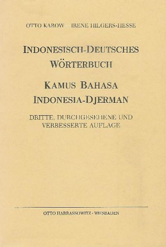 Indonesisch-Deutsches Wörterbuch