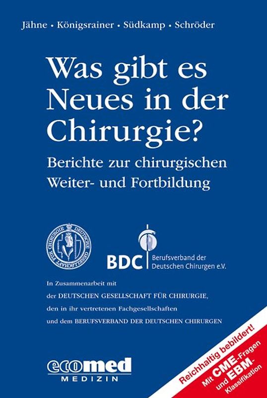 Was gibt es Neues in der Chirurgie? Jahresbände 2013, 2014, 2015