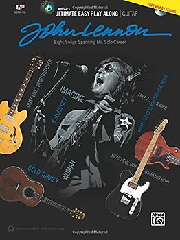 Ultimate Easy Guitar Play-Along -- John Lennon: Eight Songs Spanning His Solo Career (Easy Guitar Tab), Book & DVD [With DVD ROM] (Alfred's Ultimate Easy Play-Along: Guitar)