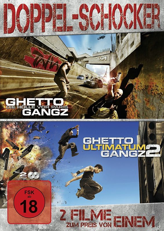 Doppel-Schocker: Ghettogangz 1 + 2 [2 DVDs] DVD