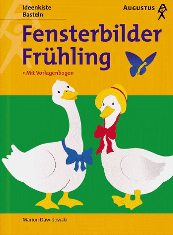 Fensterbilder Frühling. Mit Vorlagenbogen