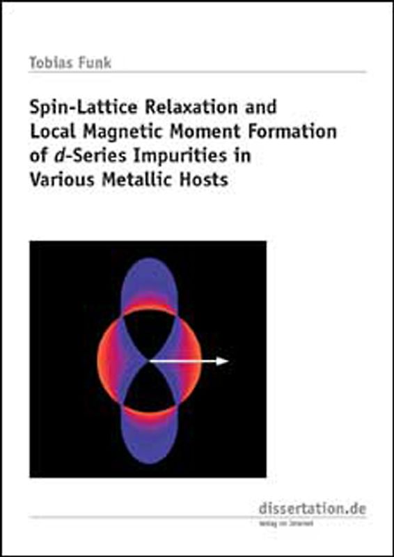 Spin-Lattice Relaxation and Local Magnetic Moment Formation of d-Series Impurities in Various Metallic Hosts
