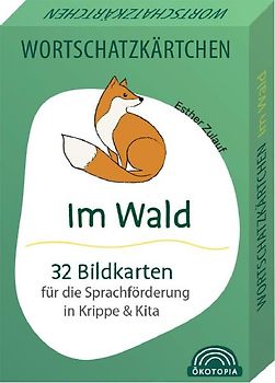 Wortschatzkärtchen: Im Wald
