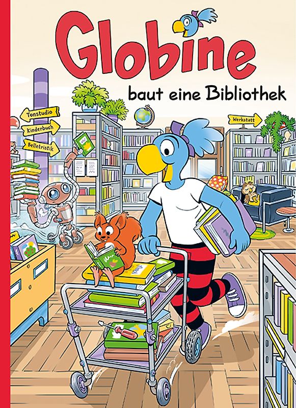 Globine baut eine Bibliothek
