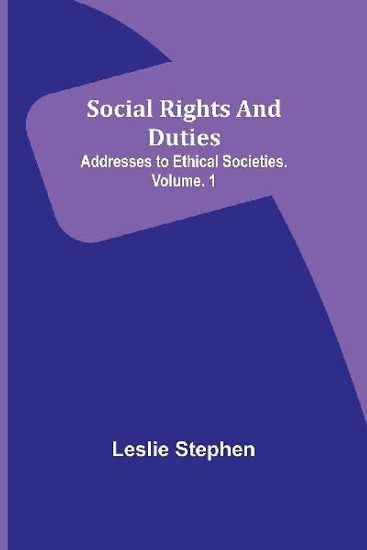 Social Rights And Duties