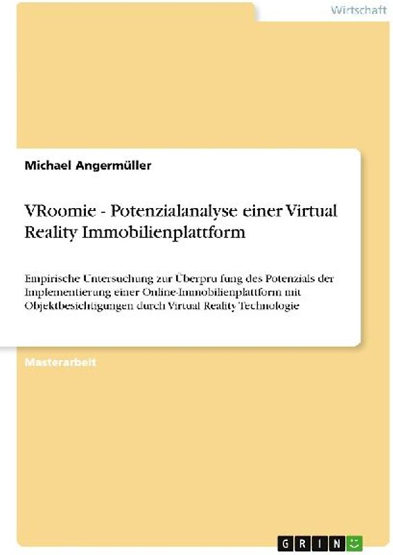 VRoomie - Potenzialanalyse einer Virtual Reality Immobilienplattform