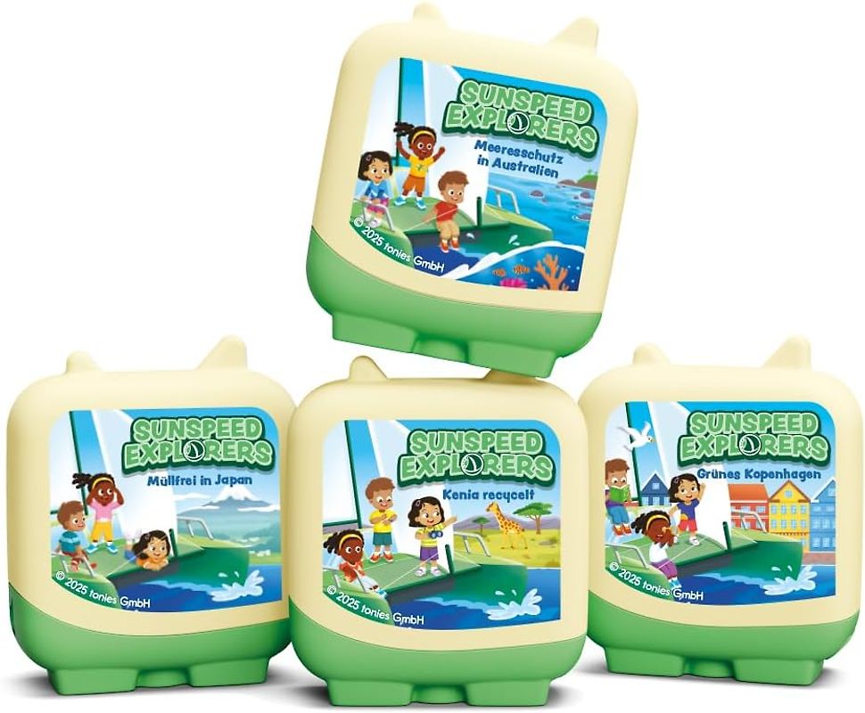 Clever Tonies®: Concious Content Series - Sunspeed Explorers [4 Clever Tonies Set]