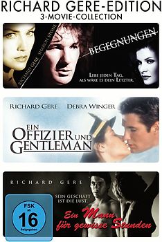 Richard Gere Edition - 3 Movie Collection: Begegnungen / Ein Offizier und Gentleman / Ein Mann für gewisse Stunden [3 DVDs] DVD