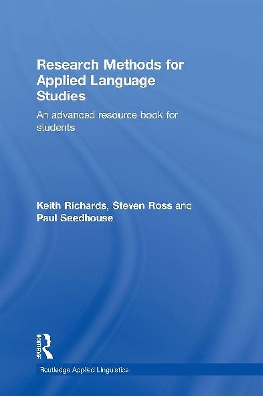 Research Methods for Applied Language Studies