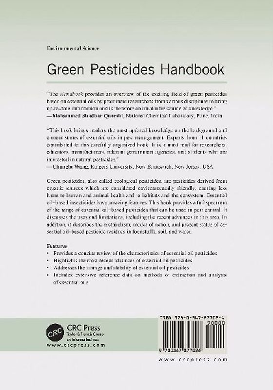 Green Pesticides Handbook
