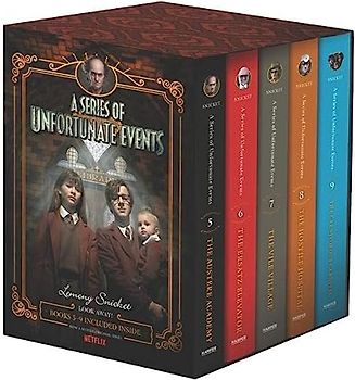 A Series of Unfortunate Events #5-9 Netflix Tie-in Box Set