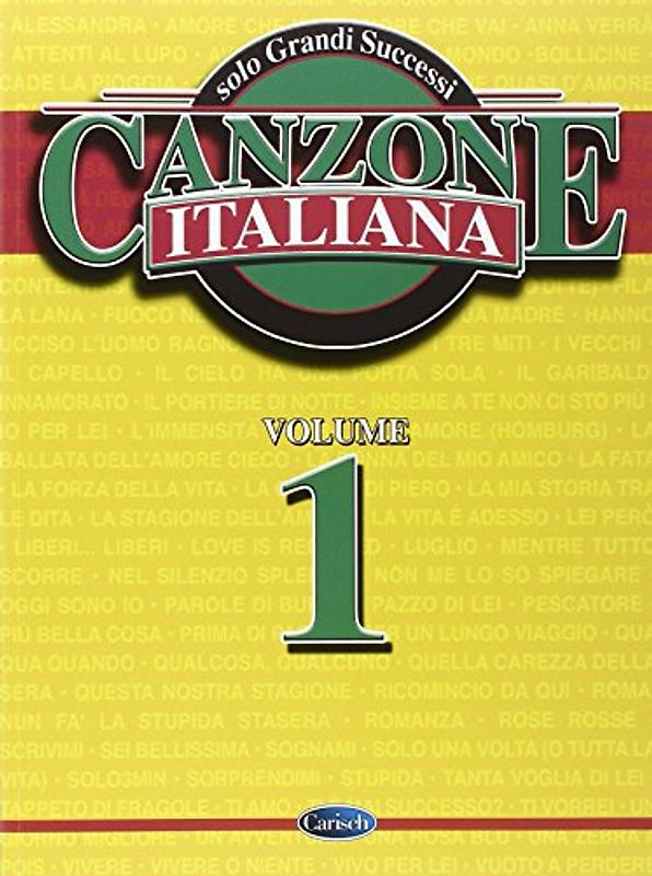 Canzone Italiana Volume 1: Songbook für Gitarre