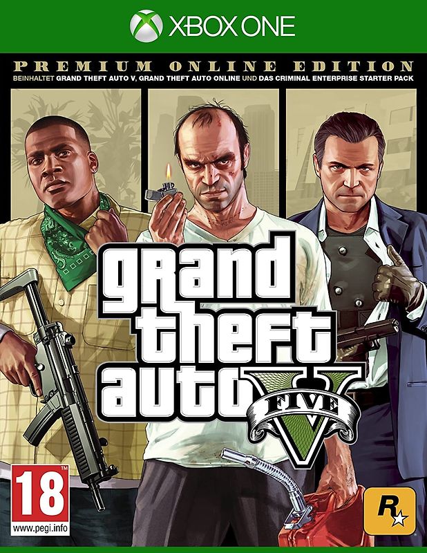 Grand Theft Auto V [Premium Online Edition, AT Import] Xbox One