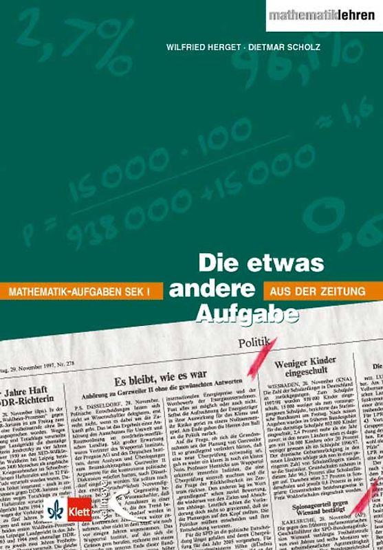 Die etwas andere Aufgabe - aus der Zeitung