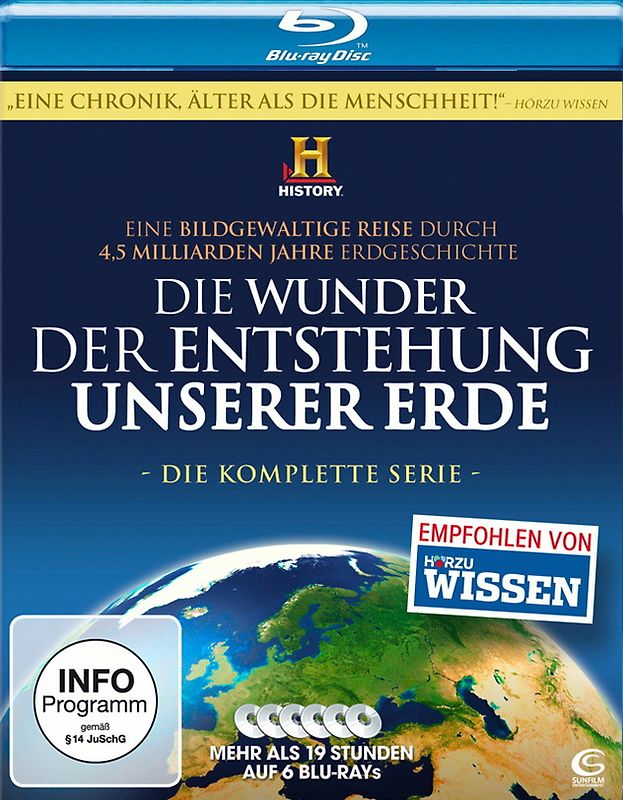 Die Wunder der Entstehung unserer Erde - Die Komplettbox [6 Blu-rays] Blu-ray Disc