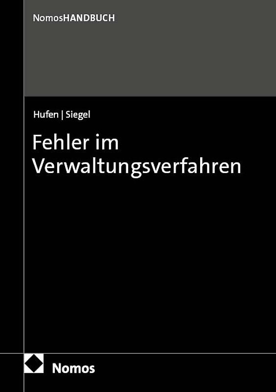 Fehler im Verwaltungsverfahren