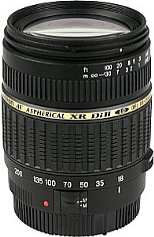 Tamron AF 18-200 mm F3.5-6.3 ASL Di IF LD XR II Macro 62 mm Objectif  (adapté à Canon EF) noir