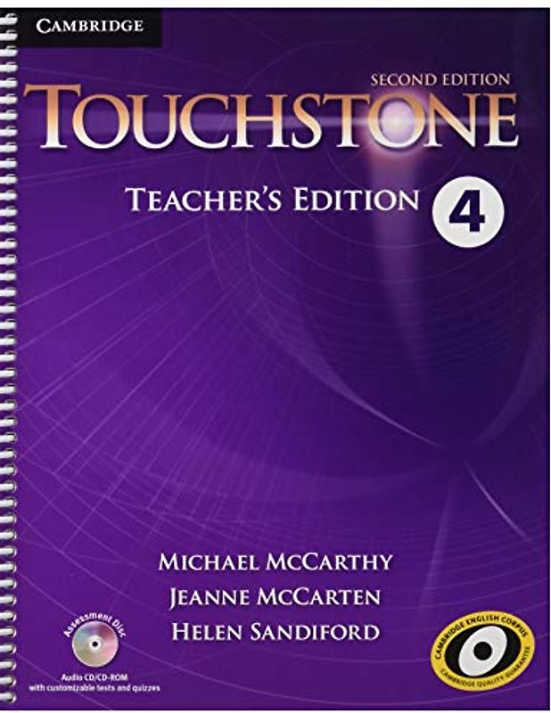 Touchstone Level 4 Teacher's Edition with Assessment Audio CD/CD-ROM 2nd Edition