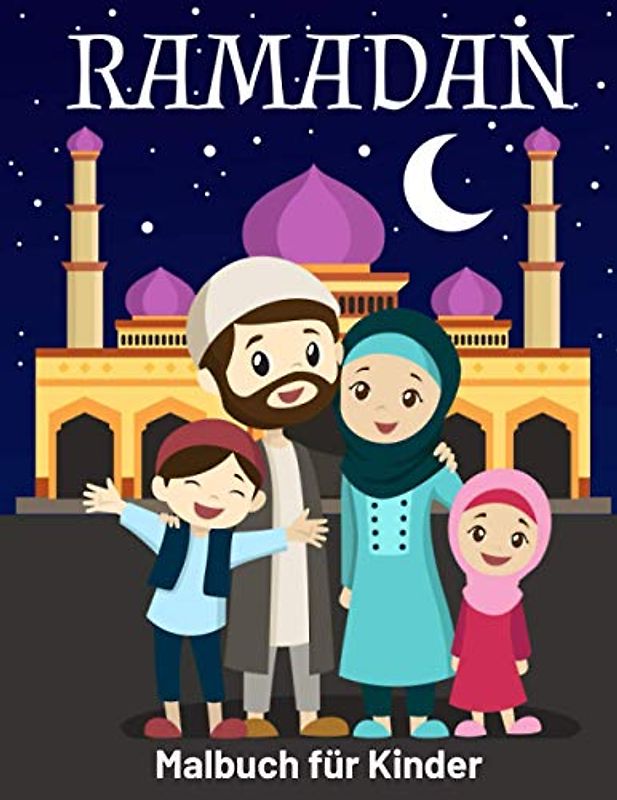 Ramadan: Malbuch für Kinder